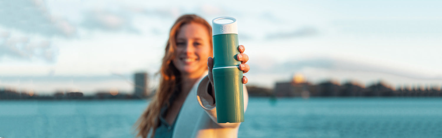 Duurzame waterflessen van BeO Lifestyle te verkrijgen bij lieverduurzaam.nl