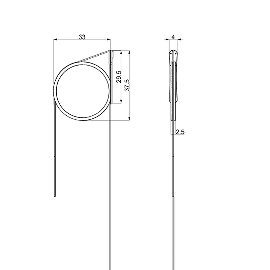 Wandsteun Cirkel S - D 33 cm
