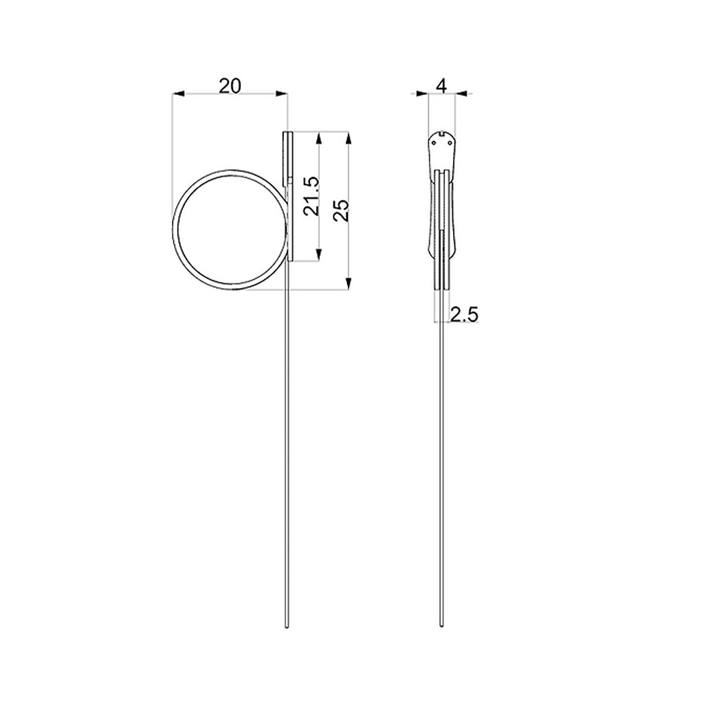 Wandsteun Cirkel XS - D 20 cm