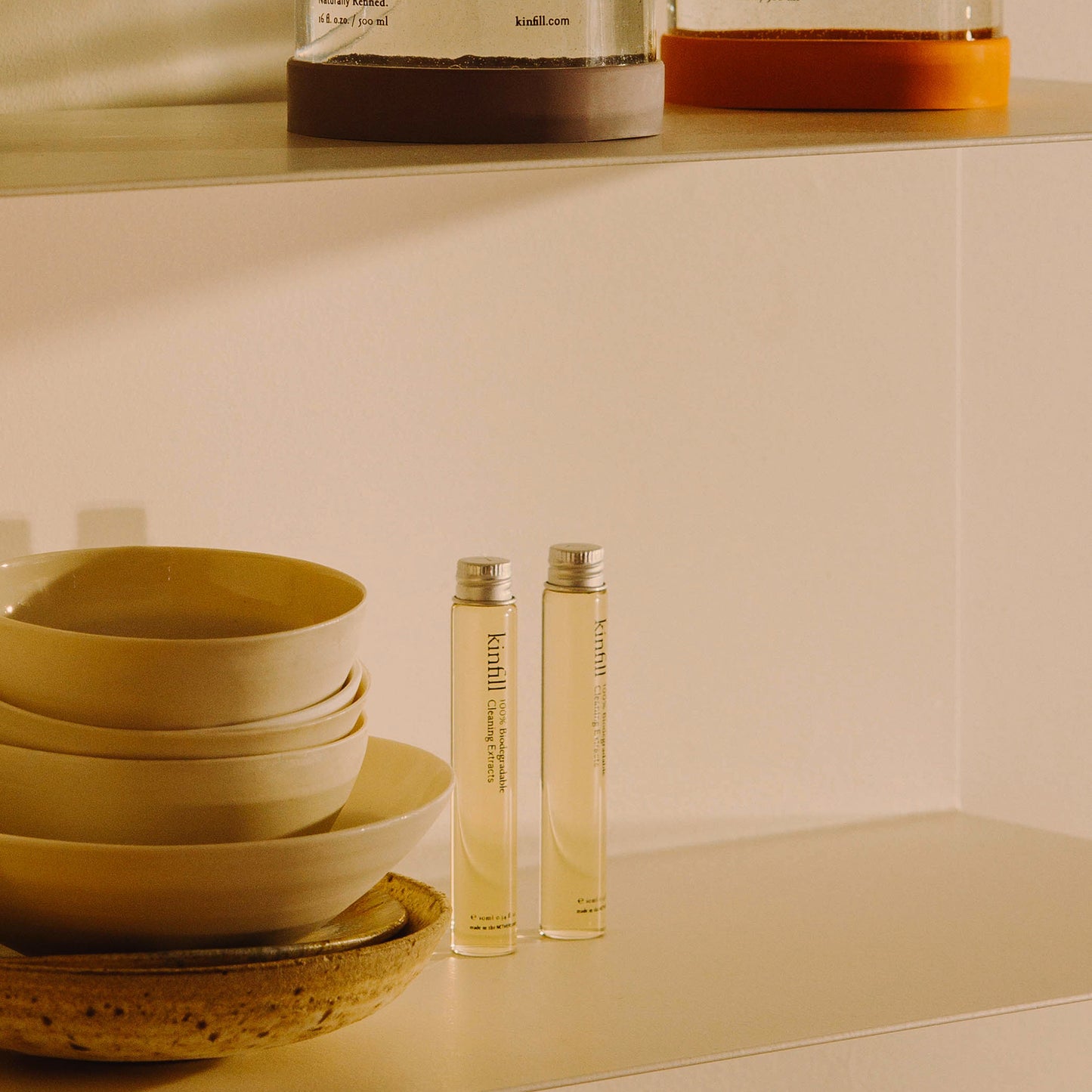 Kinfill-Glass & Mirror Cleaner Refills - glas en spiegelreiniger navulling - set van 2-Schoonmaakmiddel-Liever Duurzaam