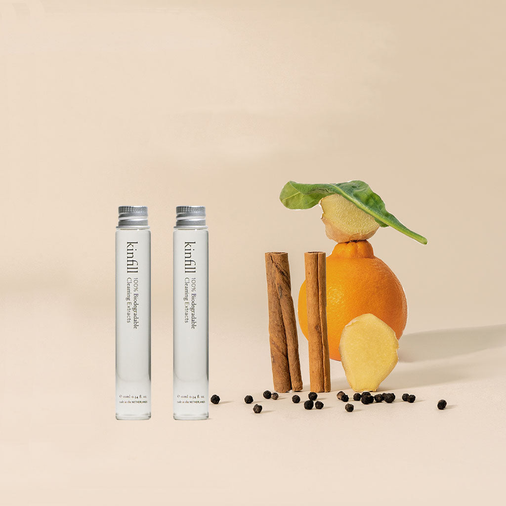 Kinfill-Glass & Mirror Cleaner Refills - glas en spiegelreiniger navulling - set van 2-Schoonmaakmiddel-Liever Duurzaam
