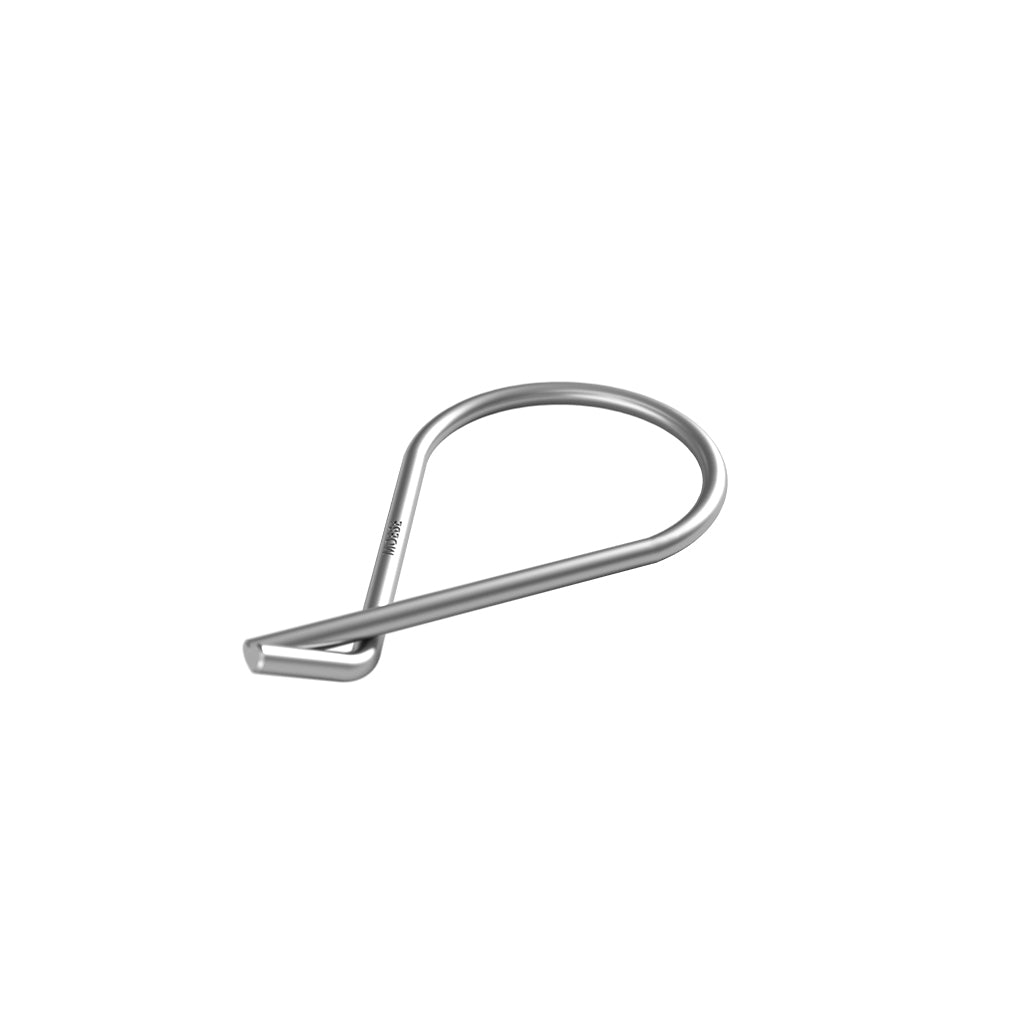 Moebe-Sleutelhanger - D 3,8 cm-Staal-Sleutelhanger-Liever Duurzaam