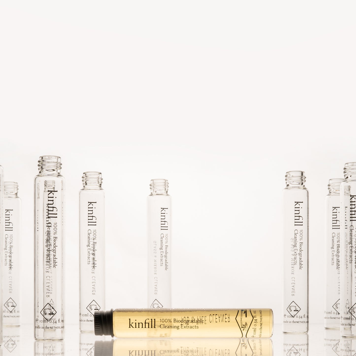 Kinfill-Glass & Mirror Cleaner Refills - glas en spiegelreiniger navulling - set van 2-Schoonmaakmiddel-Liever Duurzaam