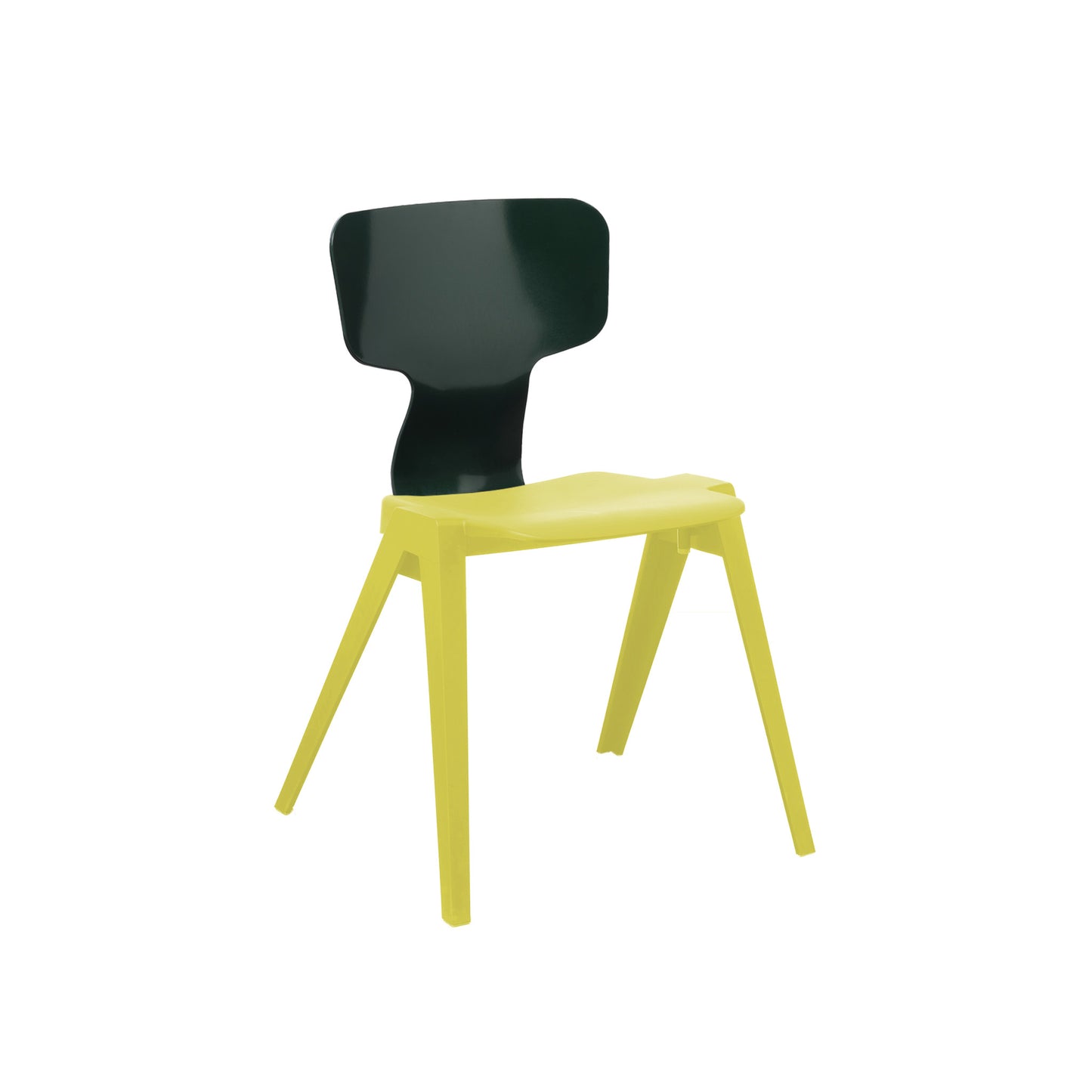 Circuform-REX - duurzame design stoel van Ineke Hans-Zwavelgeel-Dennengroen-Stoel-Liever Duurzaam