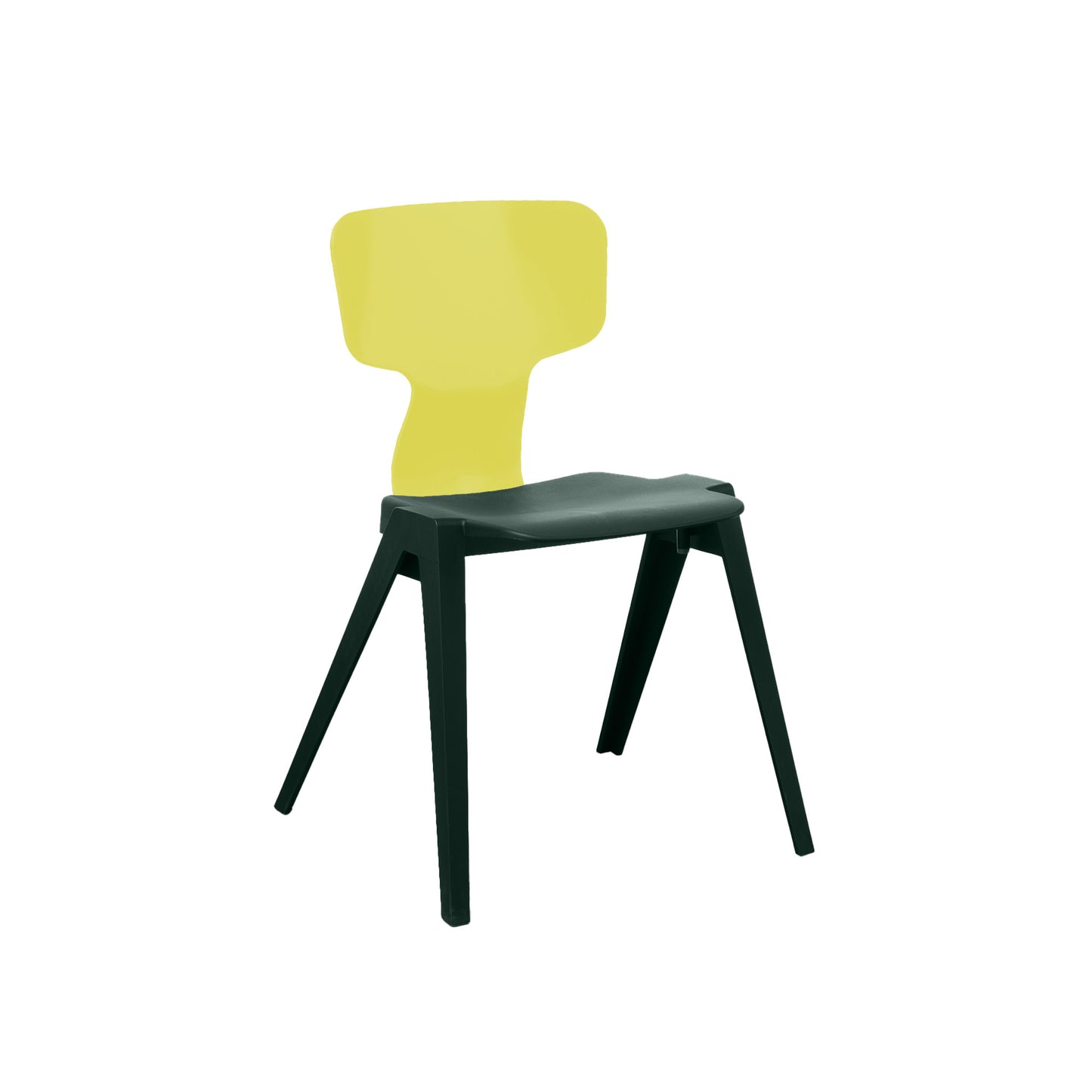 Circuform-REX - duurzame design stoel van Ineke Hans-Dennengroen-Zwavelgeel-Stoel-Liever Duurzaam