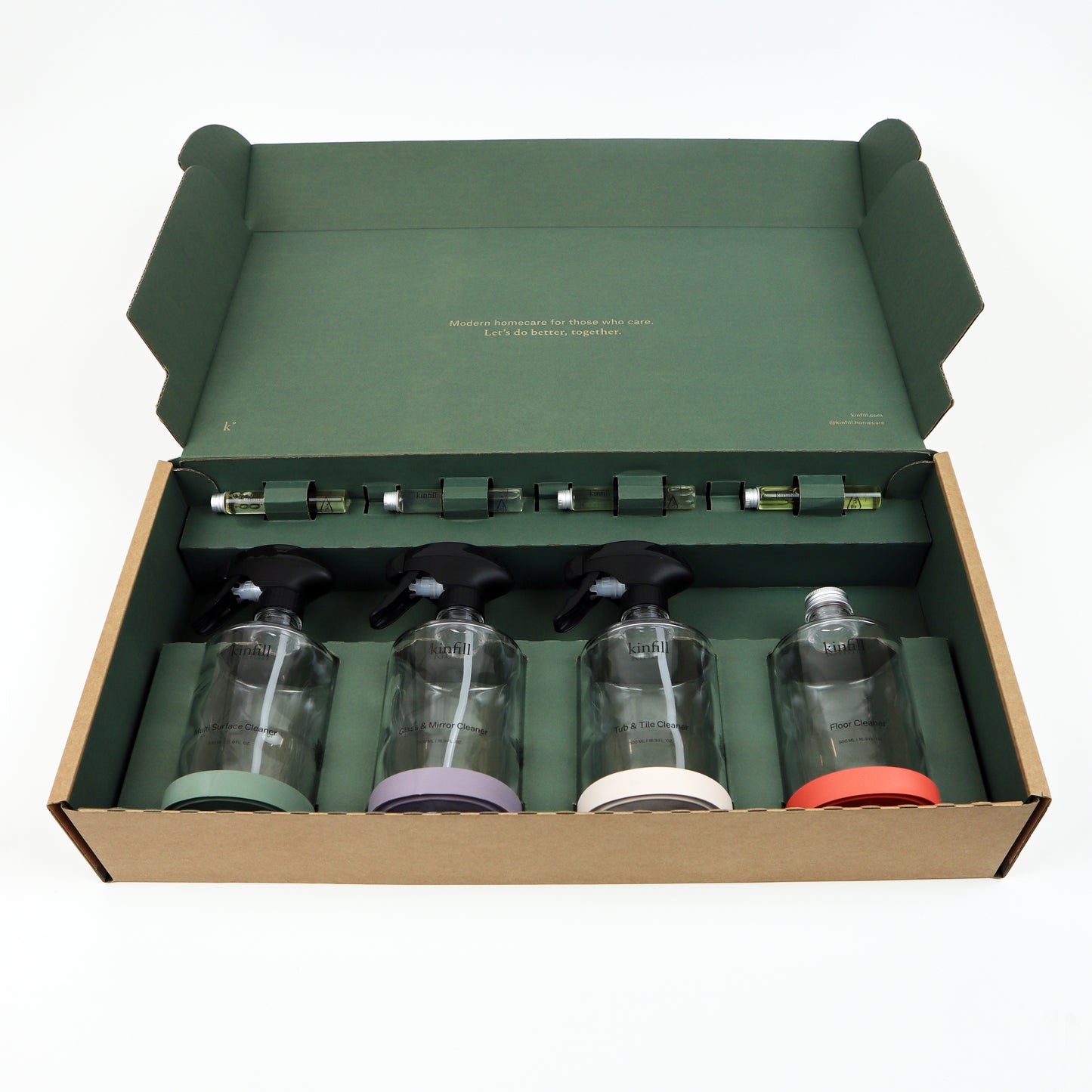 Kinfill-Full House Starter Kit - set van 4 schoonmaakmiddelen-Schoonmaakmiddel-Liever Duurzaam