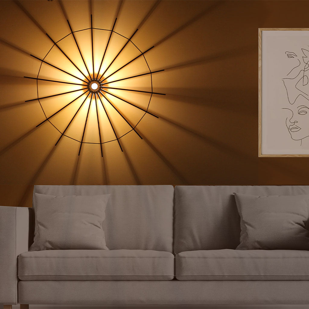 RIF-Wandlamp Let's twist again - D 106 cm-Wandlamp-Liever Duurzaam