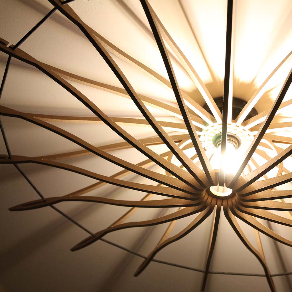 RIF-Wandlamp Let's twist again - D 106 cm-Wandlamp-Liever Duurzaam