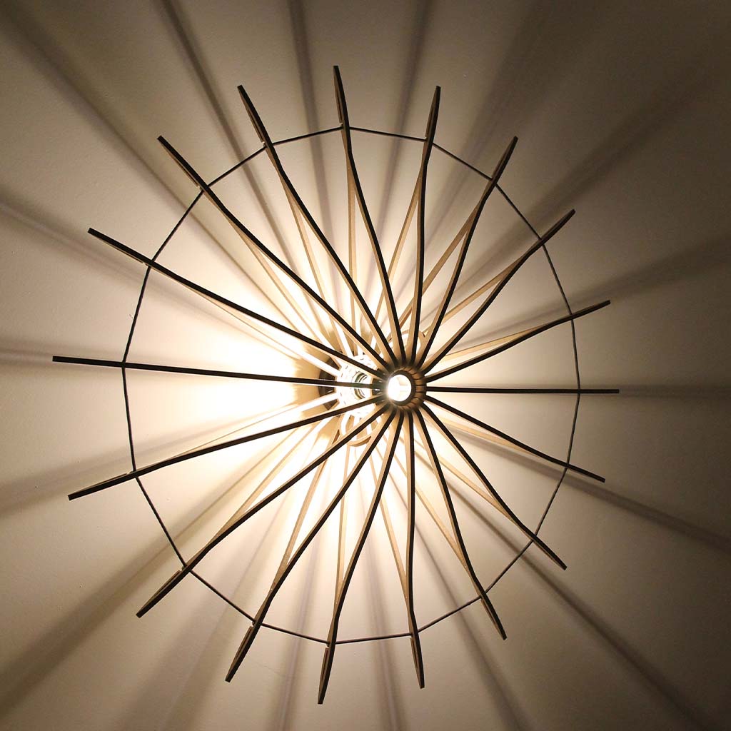 RIF-Wandlamp Let's twist again - D 106 cm-Wandlamp-Liever Duurzaam