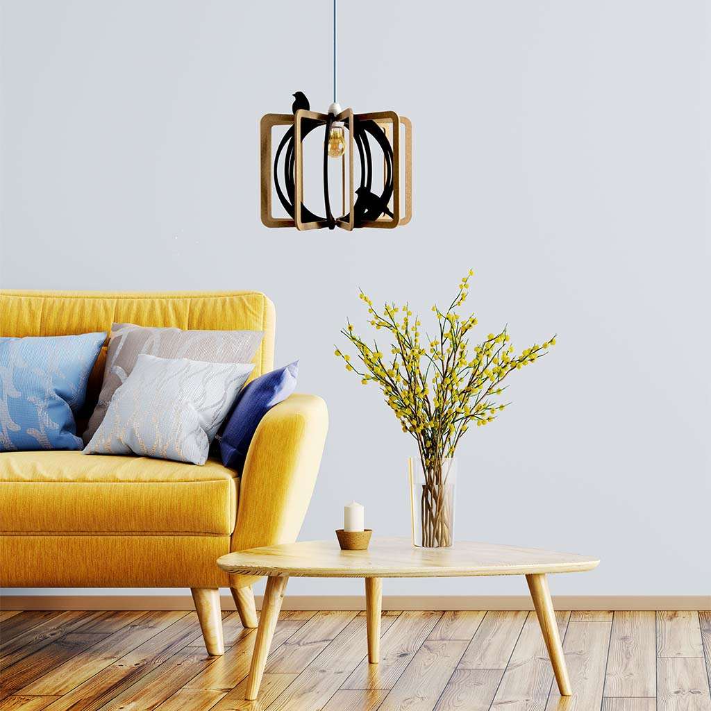 RIF-Hanglamp Bird cage - D 36 cm-Hanglamp-Liever Duurzaam