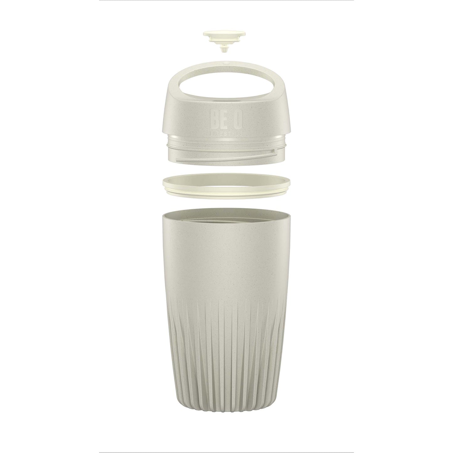 BE O Lifestyle-BE O cup - Cream Ficus-Koffiebeker-Liever Duurzaam