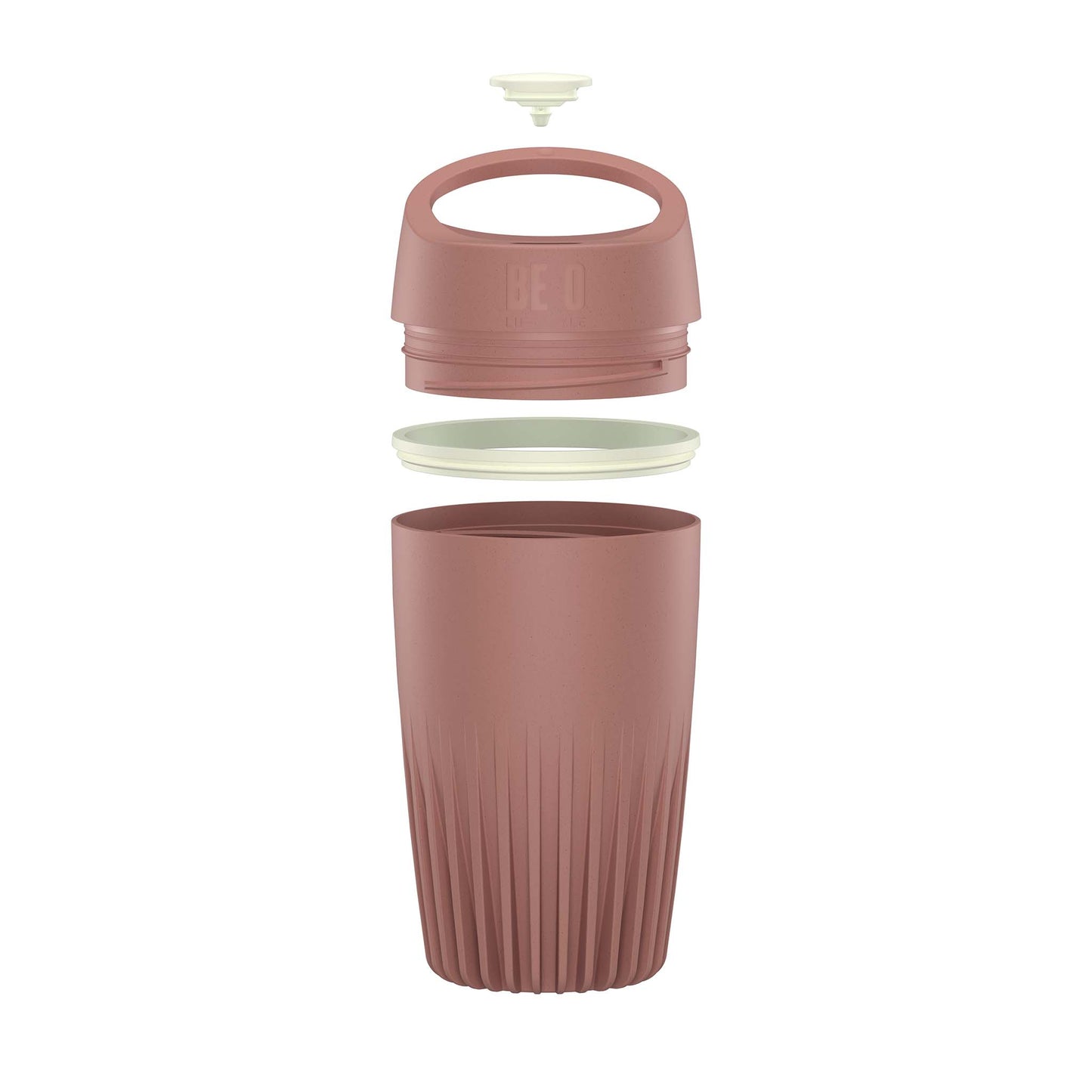 BE O Lifestyle-BE O cup - Pink Maranta-Koffiebeker-Liever Duurzaam