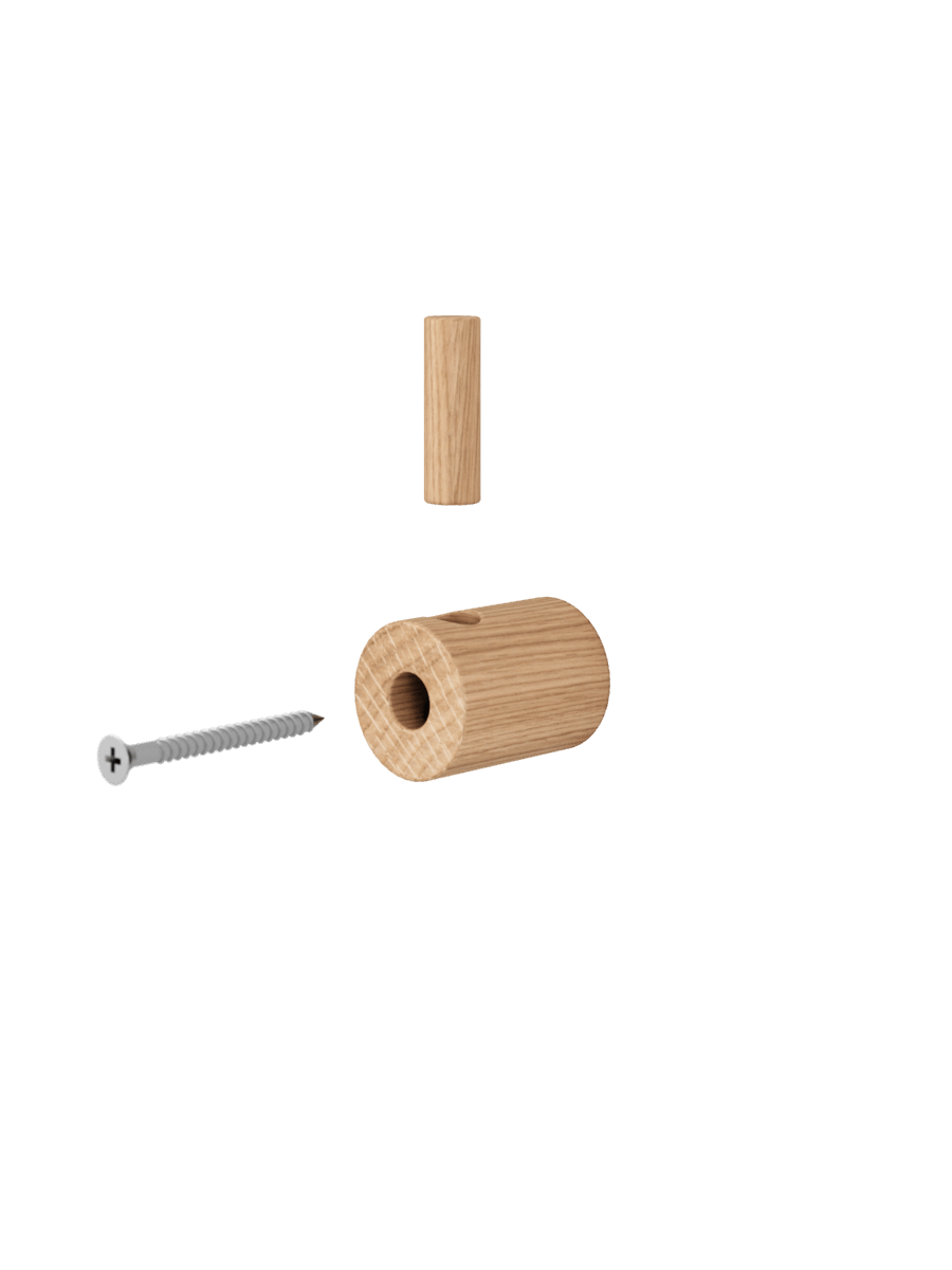 Moebe-Muurhaak - hout-Wandhaak-Liever Duurzaam