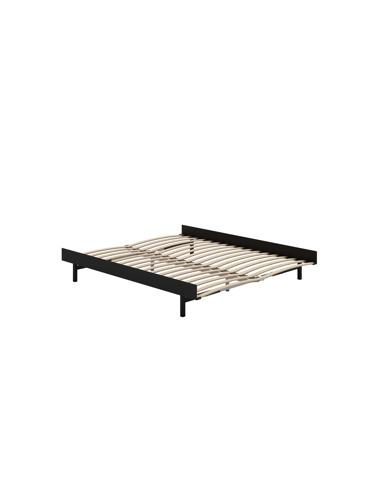 Moebe-Bed - 90-180 cm-90-180 x 200 cm-Zwart-Bed-Liever Duurzaam