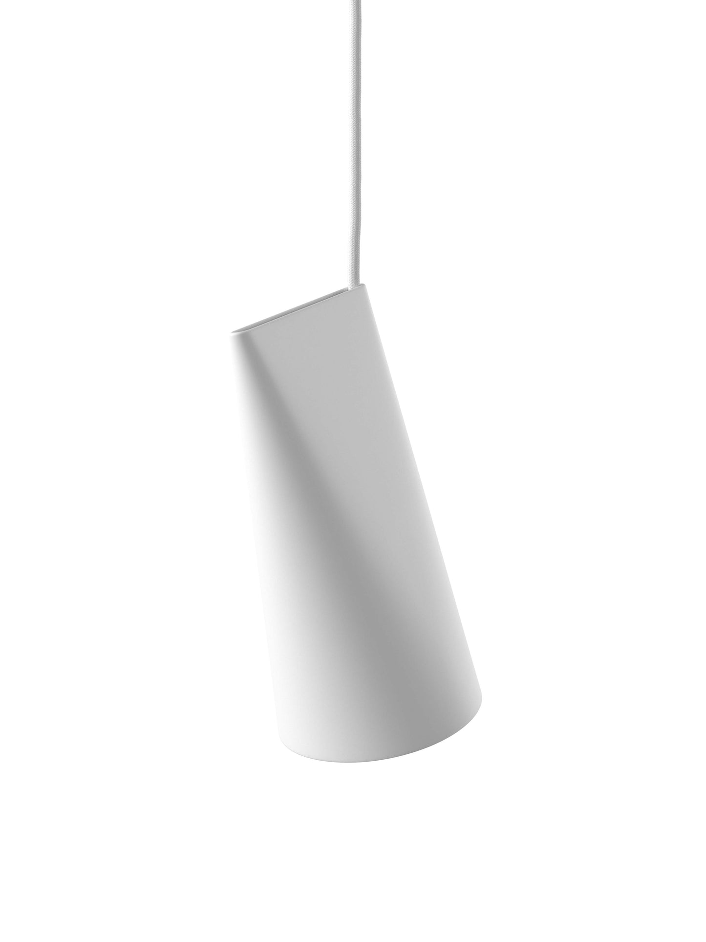 Moebe-Keramische hanglamp - Smal-Wit-Hanglamp-Liever Duurzaam
