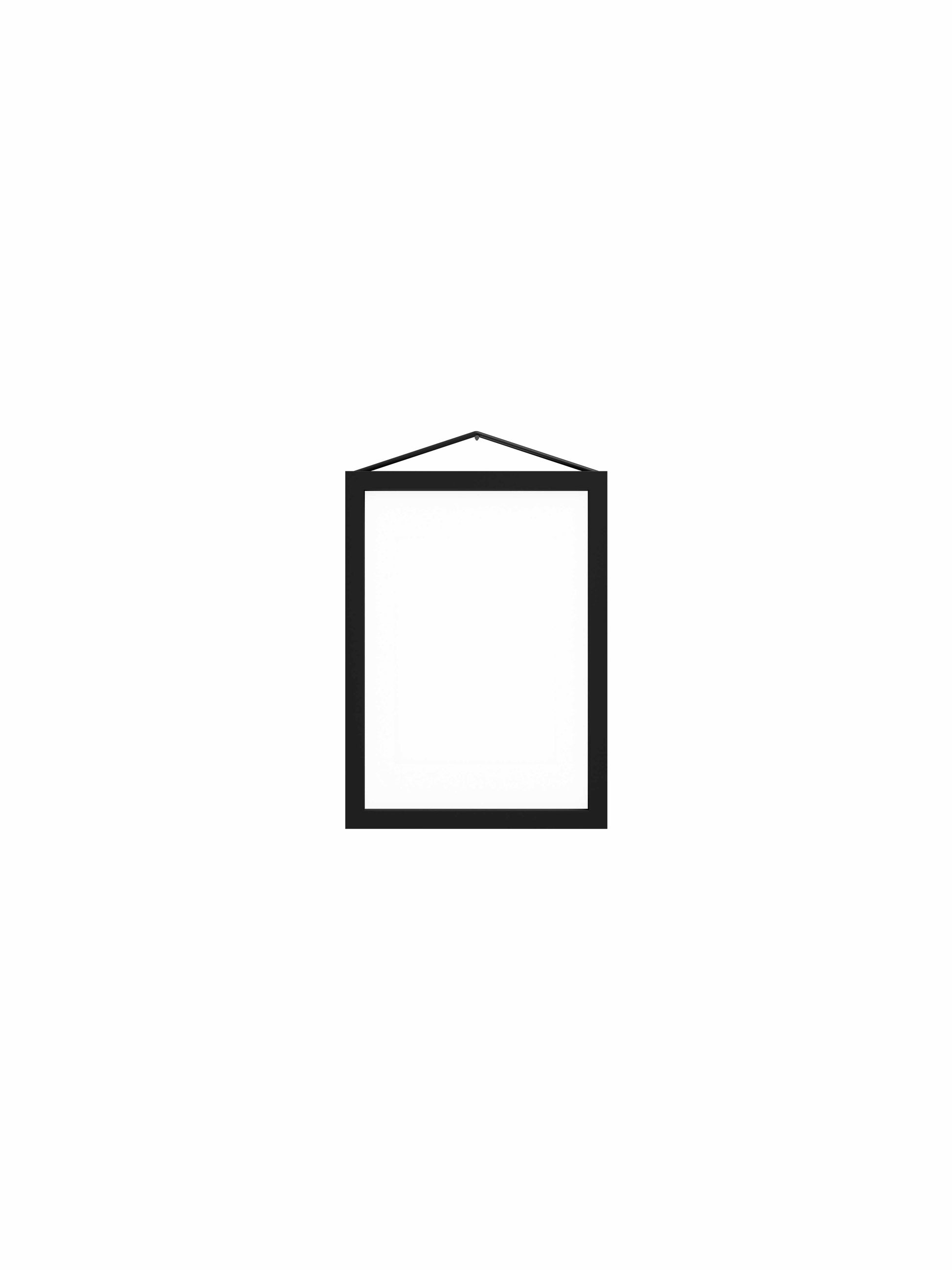 Moebe-Transparante wissellijst - A5-Aluminium-Zwart-Wissellijst-Liever Duurzaam