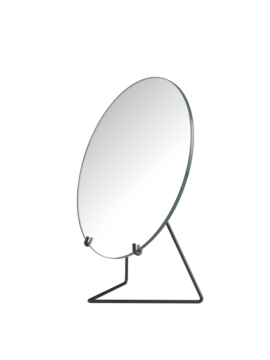 Moebe-Tafelspiegel - staand-30 cm-Zwart-Tafelspiegel-Liever Duurzaam