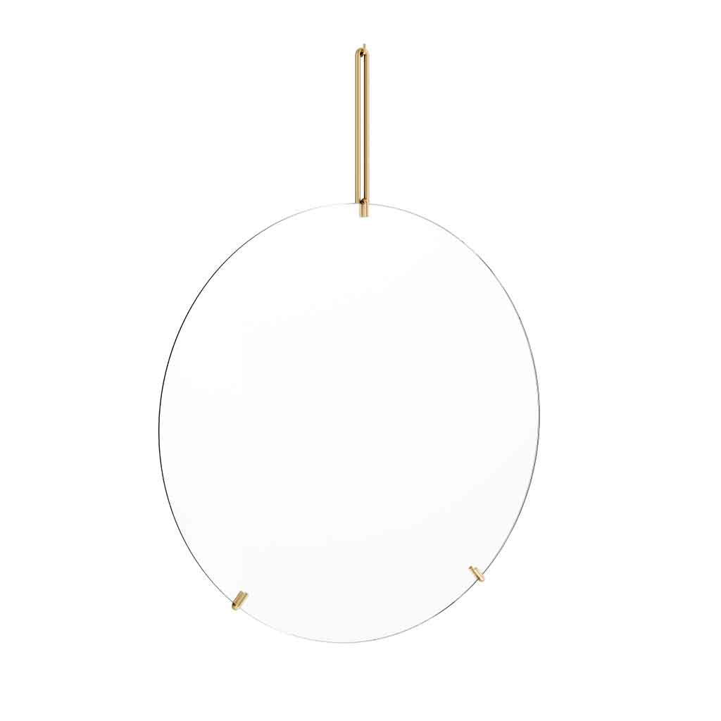Moebe-Wandspiegel - rond-70 cm-Messing-Wandspiegel-Liever Duurzaam