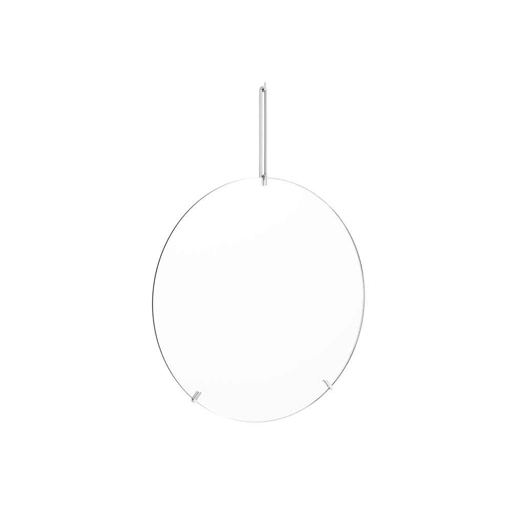 Moebe-Wandspiegel - rond-50 cm-Chroom-Wandspiegel-Liever Duurzaam