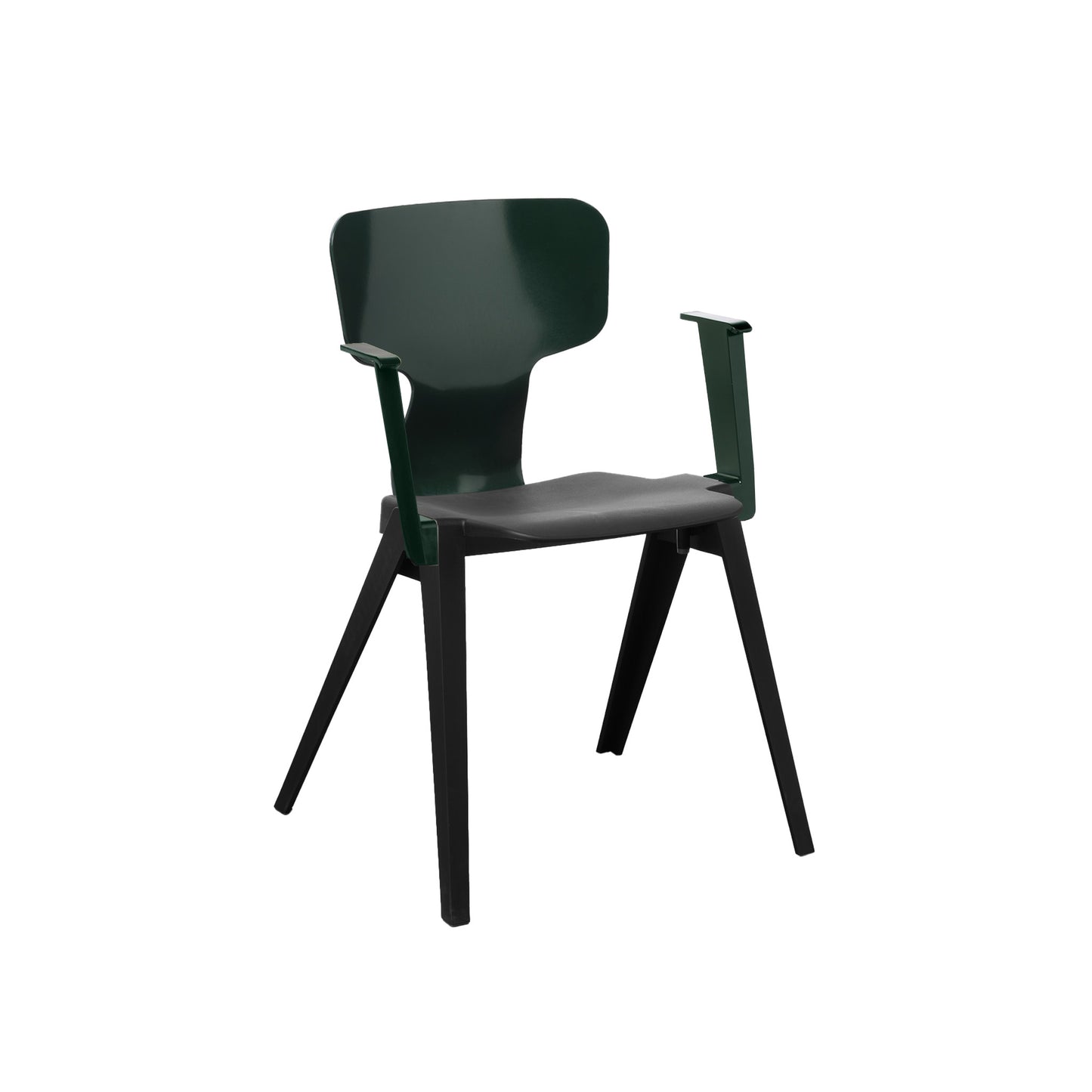 Circuform-REX - duurzame design stoel met armleuningen van Ineke Hans-Zwart-Dennengroen-Dennengroen-Stoel-Liever Duurzaam