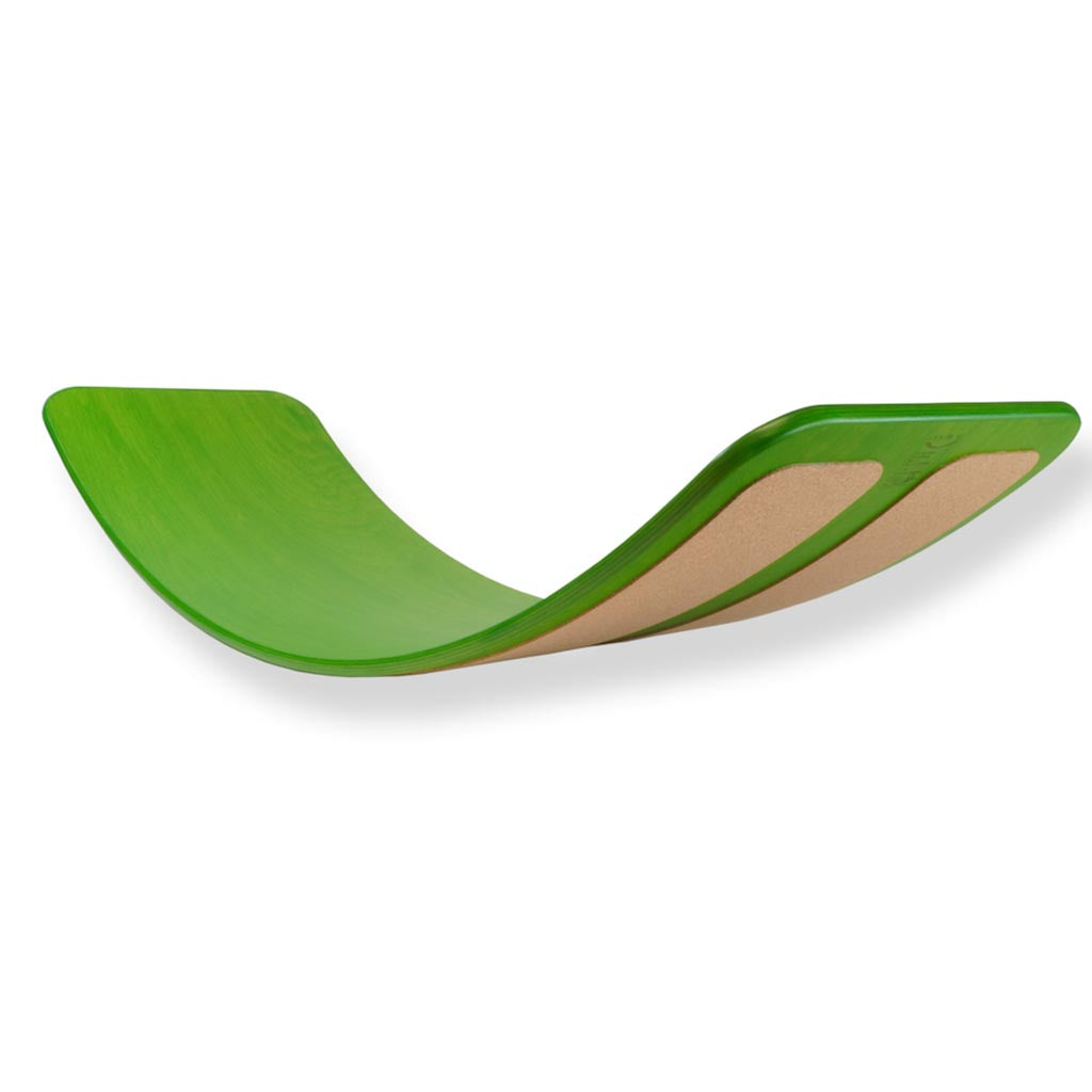 Tictoys-Balance board met kurk-Groen-Balance board-Liever Duurzaam