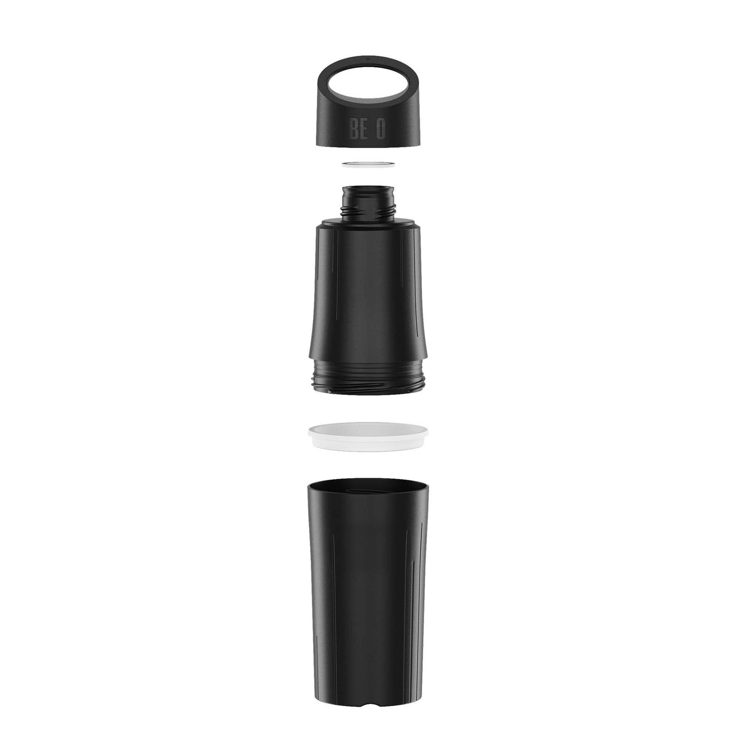 BE O Lifestyle-BE O bottle - Black-Drinkfles-Liever Duurzaam