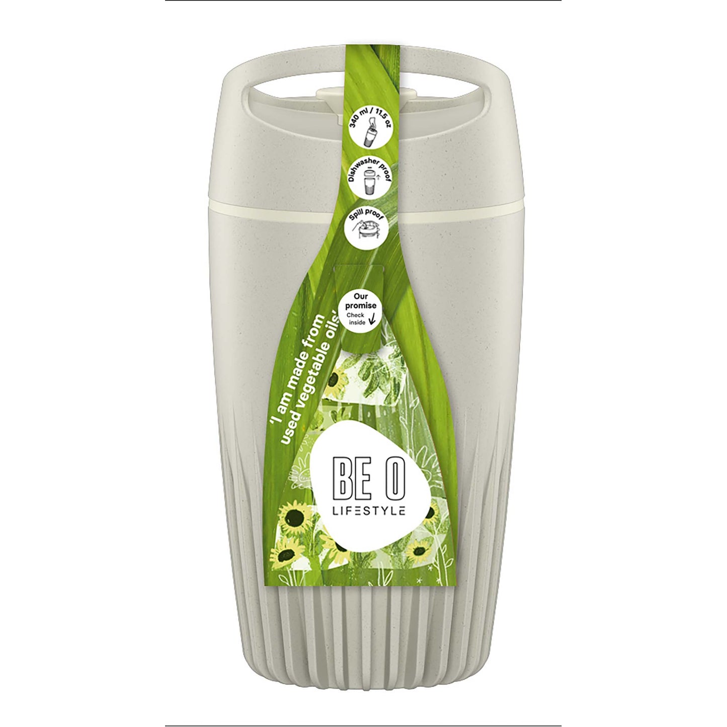 BE O Lifestyle-BE O cup - Cream Ficus-Koffiebeker-Liever Duurzaam