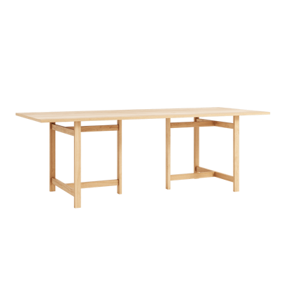 Moebe-Eettafel met T-vormig onderstel - eiken-Tafel-Liever Duurzaam