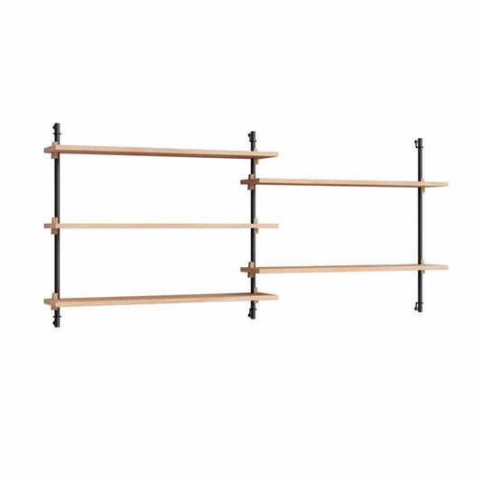 Moebe-Wandrek systeem - 65 x 162 x 17,5 cm - WS.65.2-Wandrek-Liever Duurzaam
