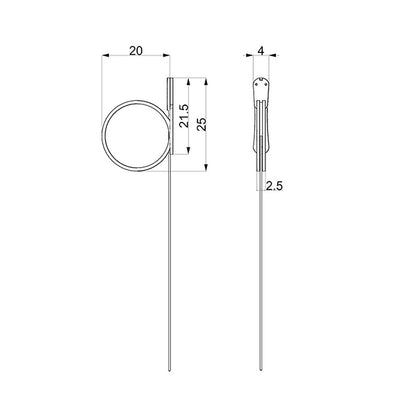 Wandsteun Cirkel XS - D 20 cm