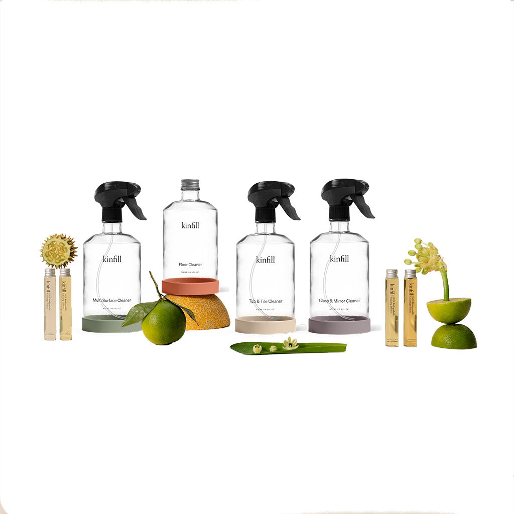 Kinfill-Full House Starter Kit - set van 4 schoonmaakmiddelen-Schoonmaakmiddel-Liever Duurzaam