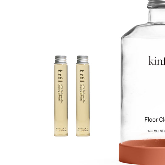 Kinfill-Floor Cleaner Refills - vloerreiniger navulling - set van 2-Schoonmaakmiddel-Liever Duurzaam