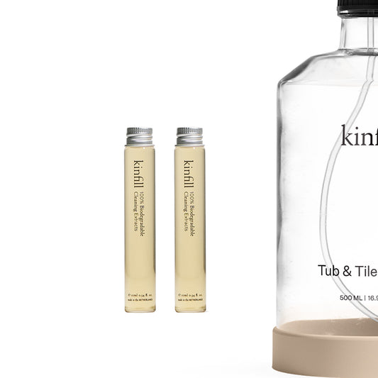 Kinfill-Tub & Tile Cleaner Refills - sanitair en tegelreiniger navulling - set van 2-Schoonmaakmiddel-Liever Duurzaam