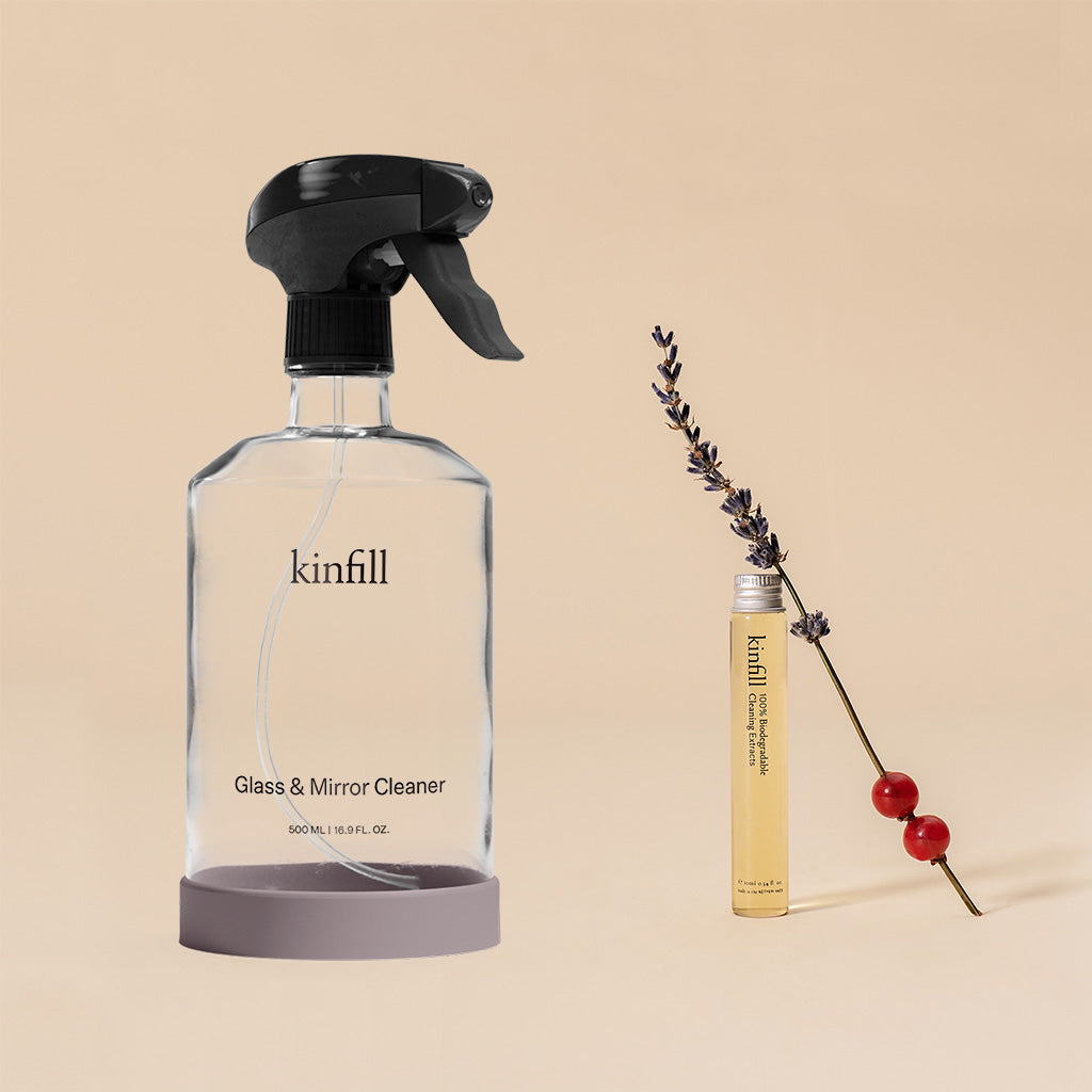Kinfill-Starter kit Glass & Mirror - glas en spiegelreiniger-Schoonmaakmiddel-Liever Duurzaam