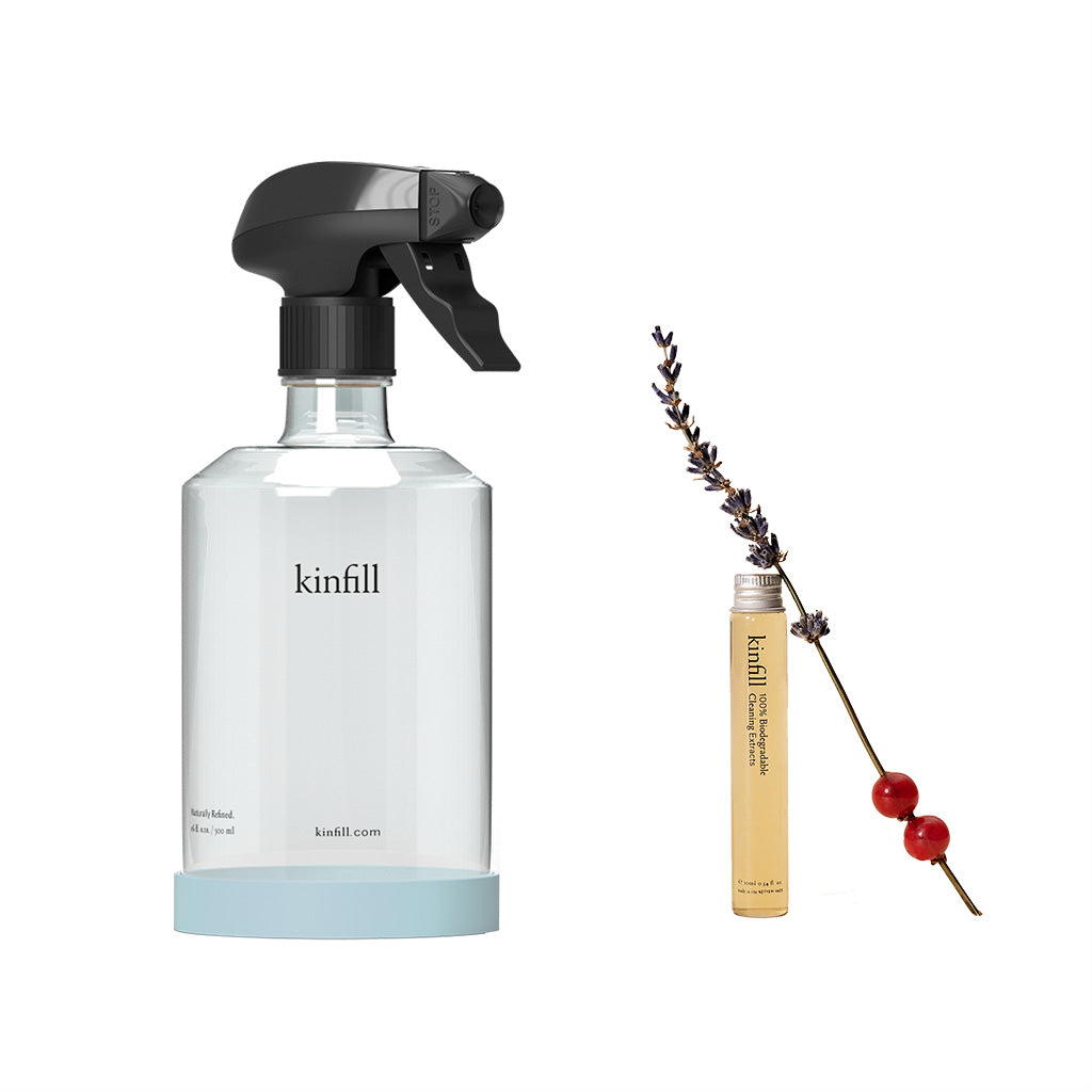 Kinfill-Starter kit Kitchen Cleaner - keukenreiniger-Lavender Fields-Schoonmaakmiddel-Liever Duurzaam