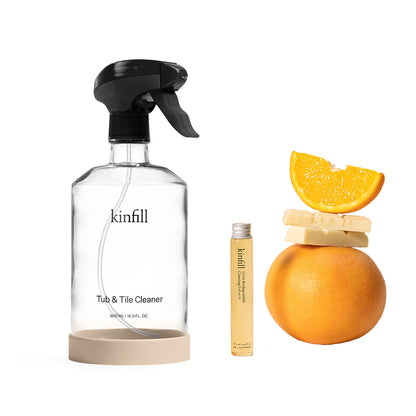 Kinfill-Starter kit Tub & Tile - sanitair en tegelreiniger-Naranja n°55-Schoonmaakmiddel-Liever Duurzaam
