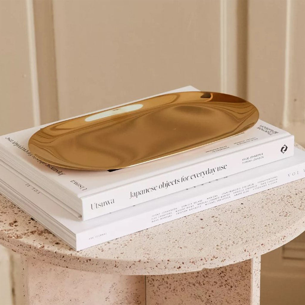 Kinfill-Golden Tidy Tray - dienblad - goud-Dienblad-Liever Duurzaam