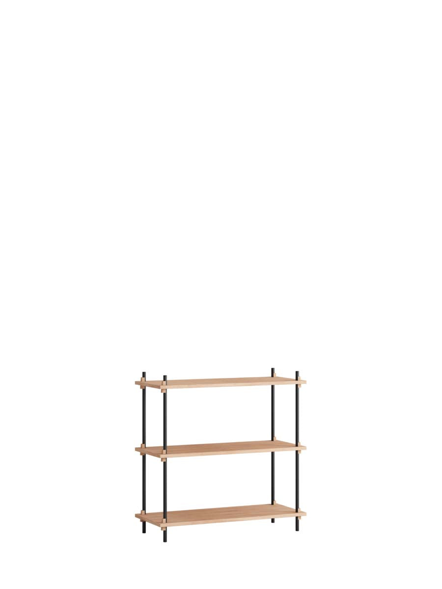 Moebe-Kast systeem - 85 x 85 x 35 cm - S.85.1.A-Zwart-Eiken-Kast-Liever Duurzaam