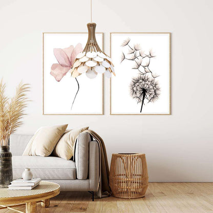 RIF-Hanglamp Fragile - hout en papier - D 36 cm-Hanglamp-Liever Duurzaam