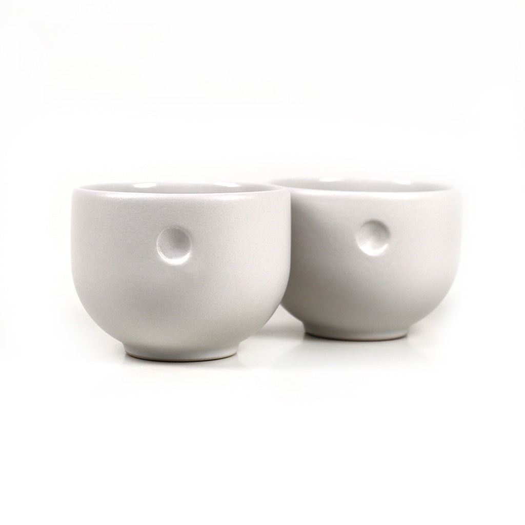 4Rooms-Cappuccinokopje 'Ruhepunkt' - set van 2-Krijtwit-Cappuccinokop-Liever Duurzaam