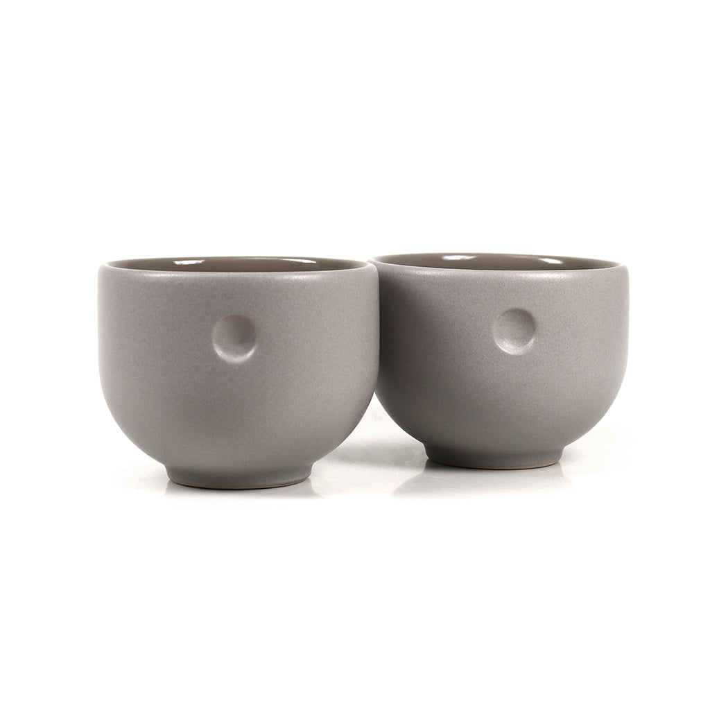 4Rooms-Cappuccinokopje 'Ruhepunkt' - set van 2-Zandgrijs-Cappuccinokop-Liever Duurzaam