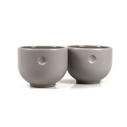 4Rooms-Cappuccinokopje 'Ruhepunkt' - set van 2-Zandgrijs-Cappuccinokop-Liever Duurzaam