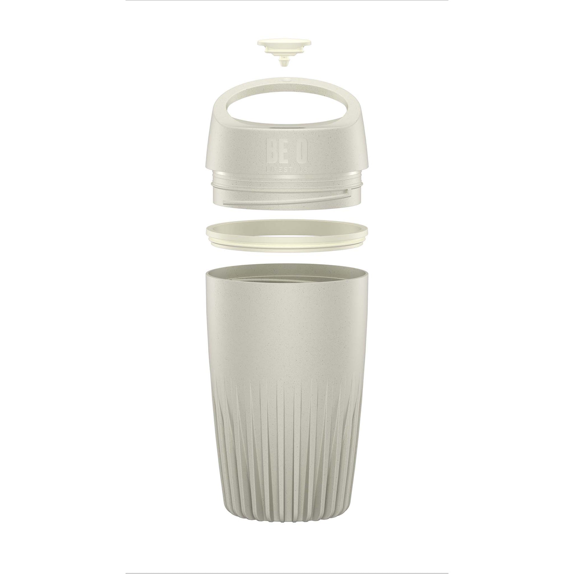BE O Lifestyle-BE O cup - Cream Ficus-Koffiebeker-Liever Duurzaam