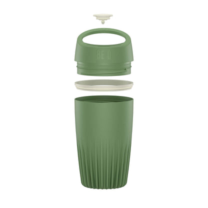 BE O Lifestyle-BE O cup - Green Monstera-Koffiebeker-Liever Duurzaam