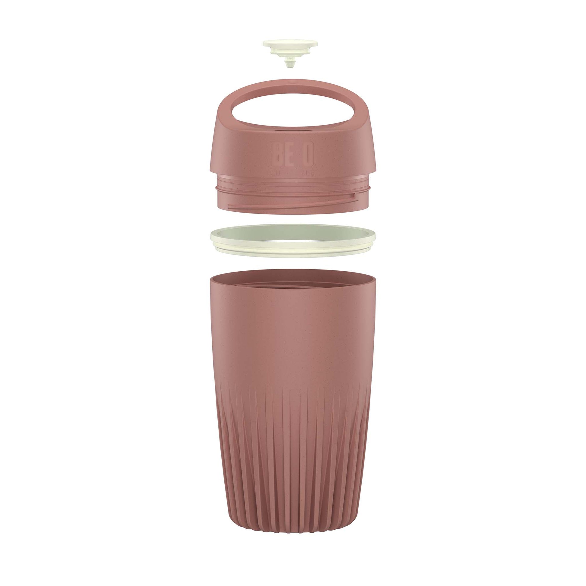 BE O Lifestyle-BE O cup - Pink Maranta-Koffiebeker-Liever Duurzaam