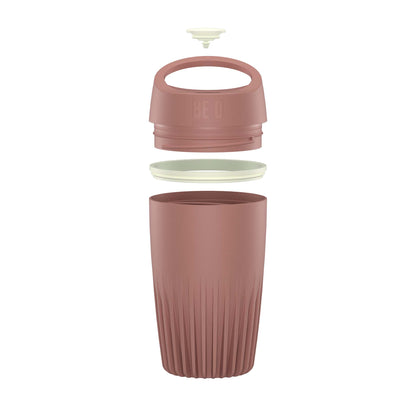BE O Lifestyle-BE O cup - Pink Maranta-Koffiebeker-Liever Duurzaam