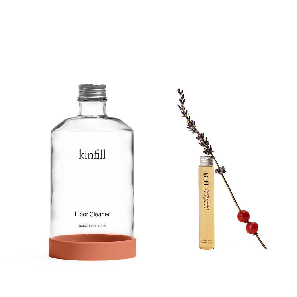 Kinfill-Starter kit Floor Cleaner - vloerreiniger-Lavender Fields-Schoonmaakmiddel-Liever Duurzaam