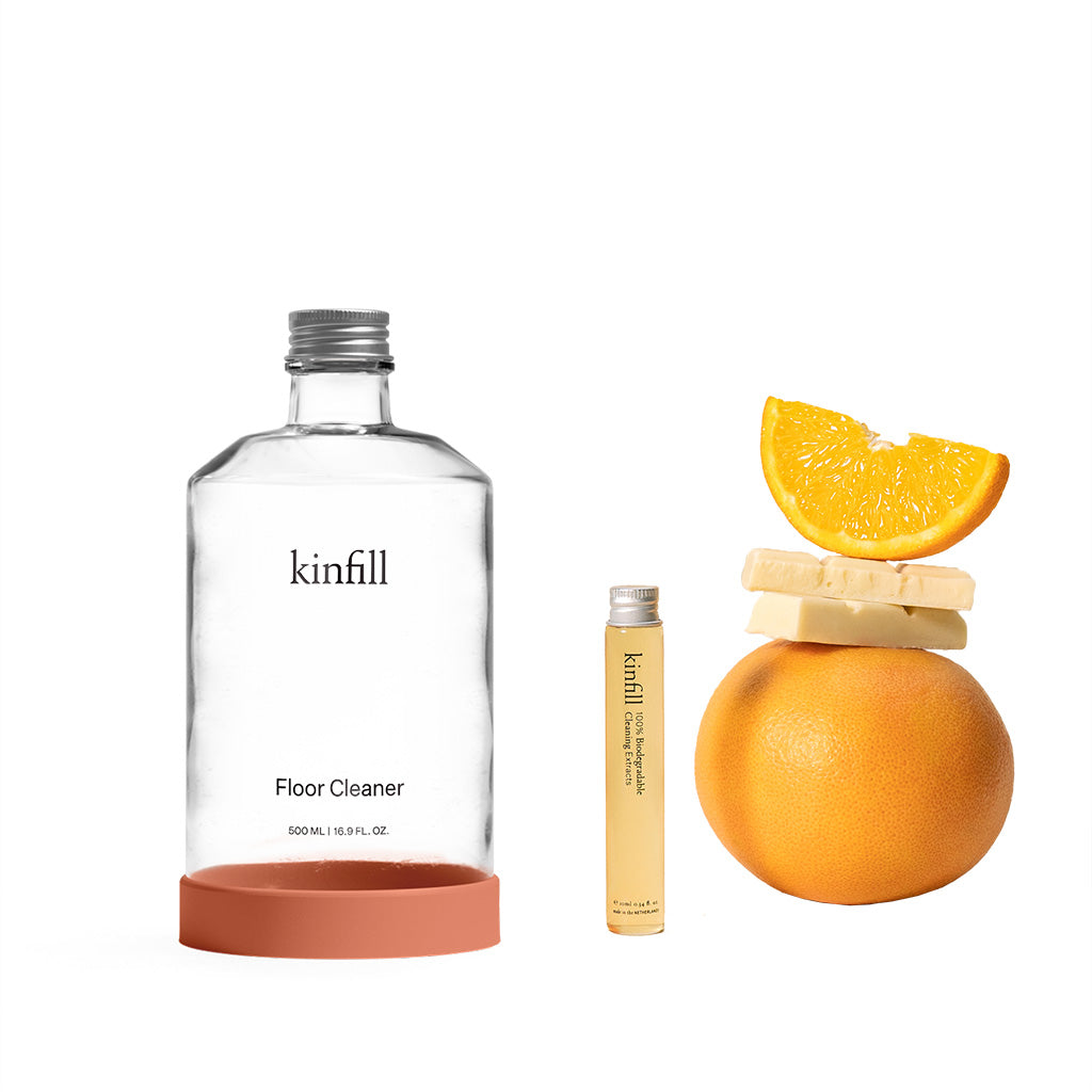 Kinfill-Starter kit Floor Cleaner - vloerreiniger-Naranja n°55-Schoonmaakmiddel-Liever Duurzaam