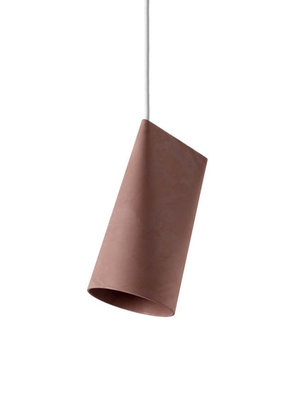 Moebe-Keramische hanglamp - Smal-Terracotta-Hanglamp-Liever Duurzaam