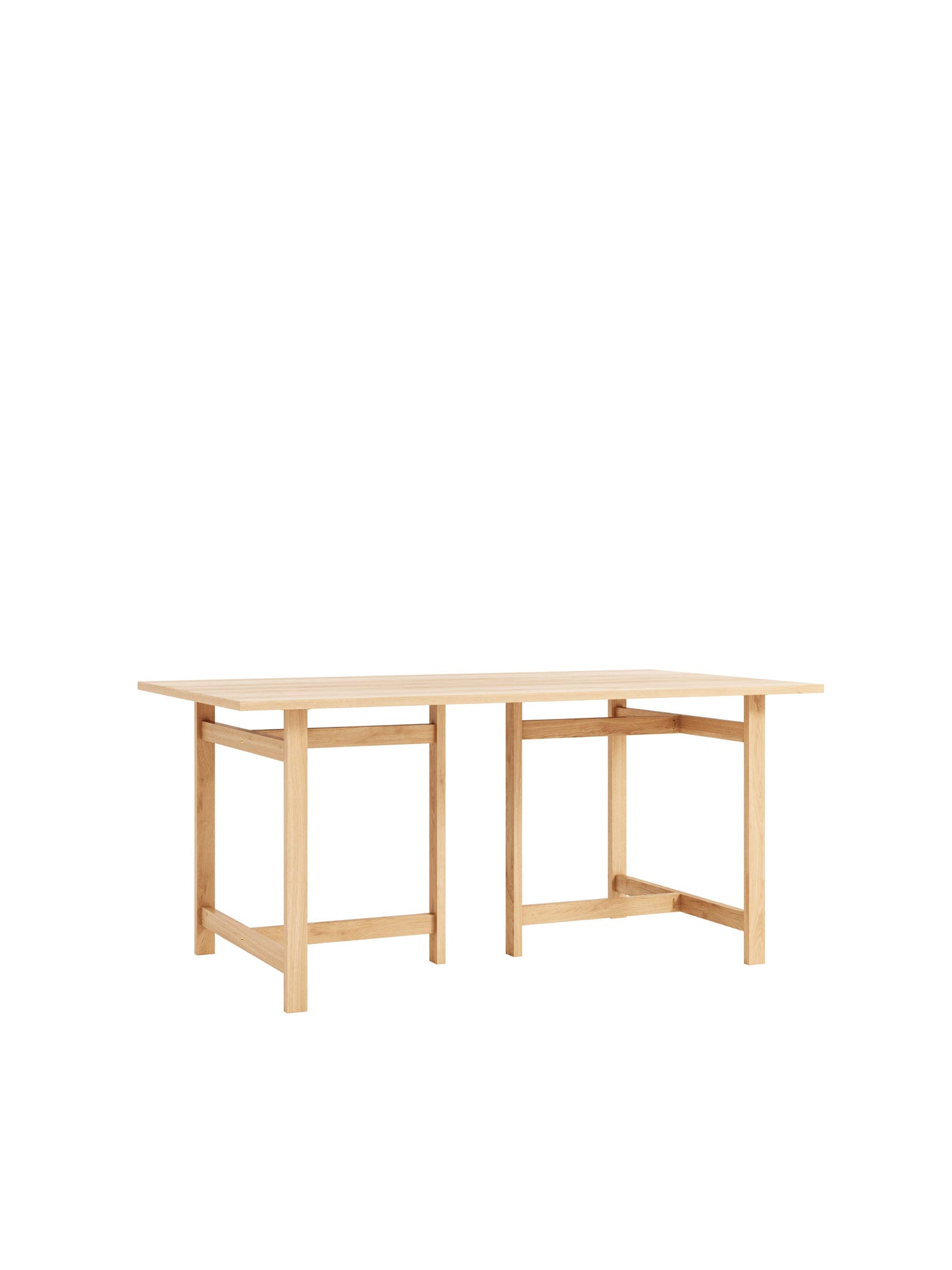 Moebe-Eettafel met T-vormig onderstel - eiken-160 x 90 cm-Tafel-Liever Duurzaam